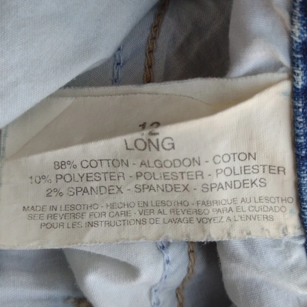 Gloria Vanderbilt Stretch High Waisted Mom Jeans 12 - Picture 9 of 11